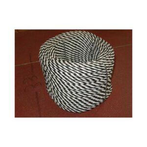 Corde en Polypropylène Cablé 8 mm - 220 m - Noir/Blanc