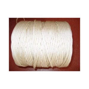 Tresse Polyamide Ø 4.75 mm, Blanche, 130 M/kg, en Bobine de 2 kg
