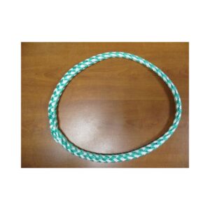 Estrope de 50 cm, en Tresse Polypropylène, Vert/Blanc, Ø 12 mm, non posée