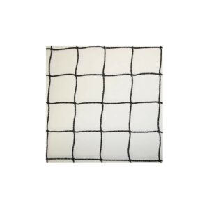 Filet en polyéthylène, Noir, Tressé sans noeud, Mailles 50 mm, non ralingué