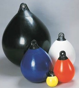 BOUÉE PARE-BATTAGE GONFLABLE SPHÉRIQUE ORANGE